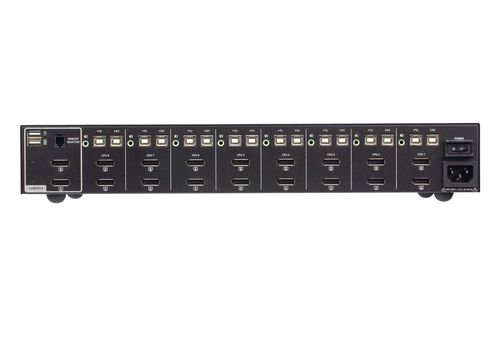 ATEN 8-Port USB DisplayPort Dual Display Secure KVM Switch with CAC (PSD PP v4.0 Compliant) – image 2