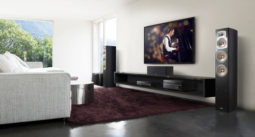 Yamaha NS-F350 3-way Black Wired – image 2
