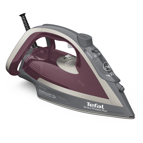 Tefal Smart Protect Plus FV6870 Утюг для сухой глажки и отпаривания Durilium AirGlide soleplate 2800 W Красный