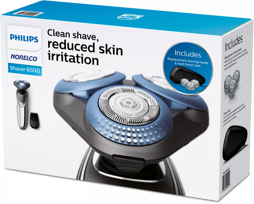 Philips S6540/99 men's shaver Rotation shaver Trimmer Black, Silver – image 2