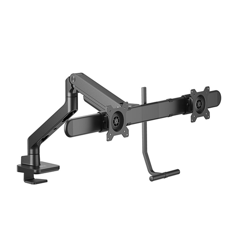 ACT AC8344 Monitorarm 32 inch met gasveer en crossbar voor 2 monitoren, afbeelding 4