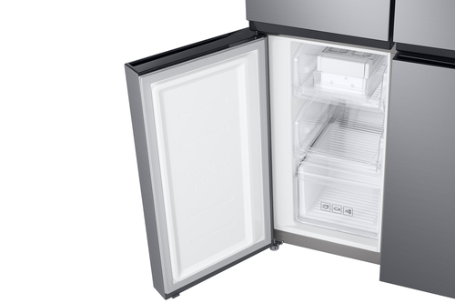Samsung RF48A401EM9 Series 8 4 Door American Fridge Freezer With Water Dispenser Non Plumbed - Silver - image 3
