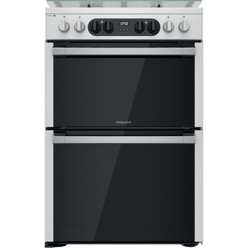Hotpoint HDM67G8C2CX/UK Freestanding cooker Electric Gas Silver
