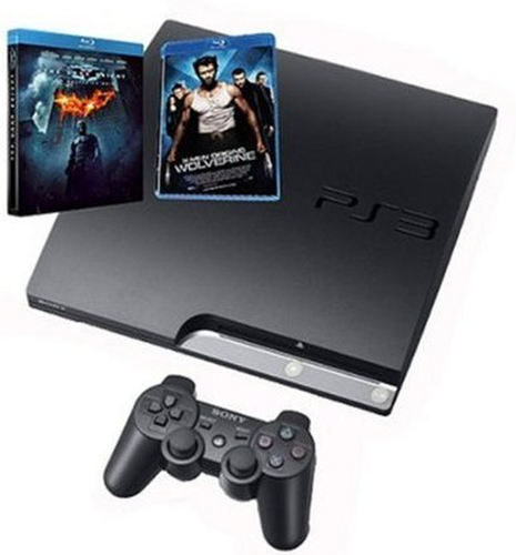 Sony Interactive Entertainment PlayStation 3 Slim 250GB + Batman: The Dark Knight + X-Men Origins: Wolverine