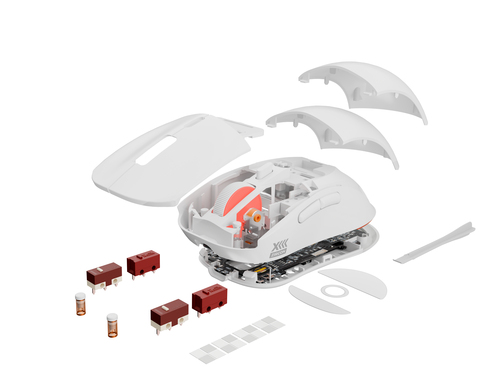 GENESIS NMG-2090 Zircon XIII Gaming Muis Ambidextrous RF Wireless + USB Type-C Wit, afbeelding 7