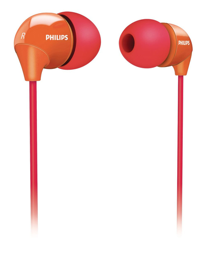Philips SHE3570PO/28 headphones/headset Wired In-ear Red