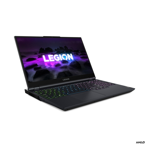 Lenovo Legion 5 15ACH6A AMD Ryzen™ 7 5800H Ноутбук 39,6 cm (15.6") Full HD 16 GB DDR4-SDRAM 512 GB Твердотельный накопитель (SSD) AMD Radeon RX 6600M Wi-Fi 6 (802.11ax) Windows 11 Home Черный Немецкий