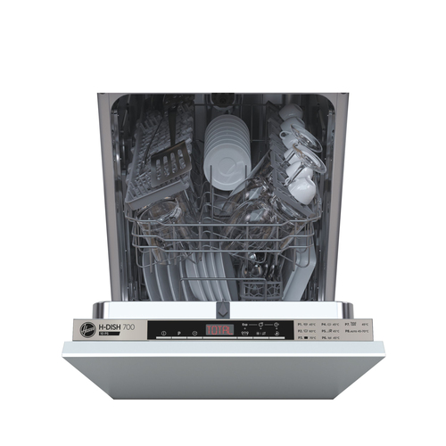Hoover Hdih 2T1047-80 Slimline Fully Integrated Dishwasher, Silver/Grey - image 4
