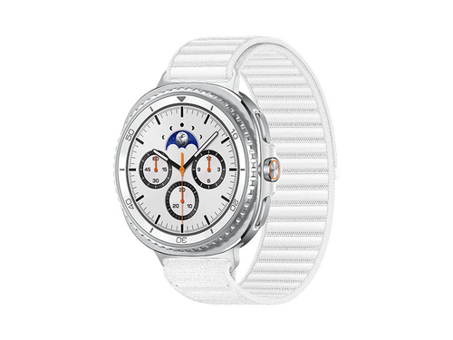 Samsung Galaxy Watch 8 Classic, Bluetooth, 46mm, Hybrid Band, White + Fabric Band, White, S/M