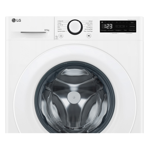 LG D2R3S08AIDD washer dryer Freestanding Front-load White – image 6