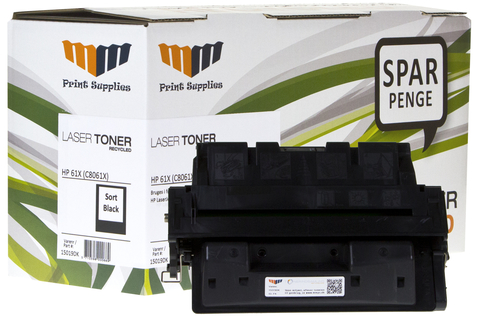 MM Black Laser Toner - HP 61X (C8061X) - For HP LaserJet