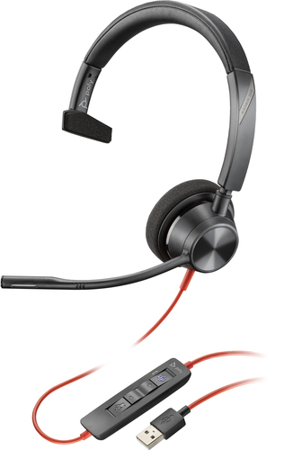 HP Poly Blackwire 3310 Microsoft Teams Certified USB-A Headset – image 4
