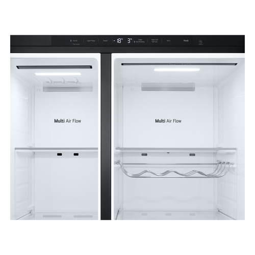 LG NatureFRESH™ GSLE81EPBC Wifi Connected Total No Frost American Fridge Freezer - Essence Black Steel - C Rated, Essence Black Steel - image 5