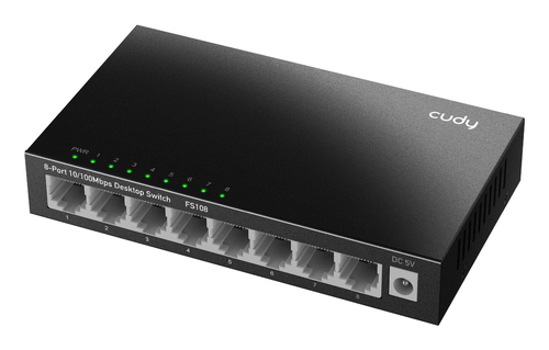 Cudy 8-Port 10/100 Mbps Desktop Switch, afbeelding 2