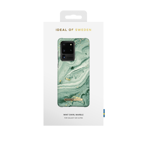 iDeal of Sweden Printed Case Galaxy S20 Ultra Mint Swirl Marble – image 1
