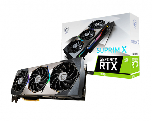 MSI SUPRIM RTX 3070 8G LHR видеокарта NVIDIA GeForce RTX 3070 8 GB GDDR6
