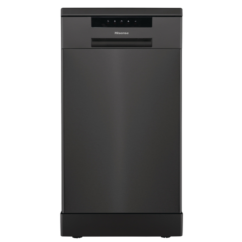 Hisense HS523E15BUK Slimline Dishwasher - Black - E Rated, Black - image 1