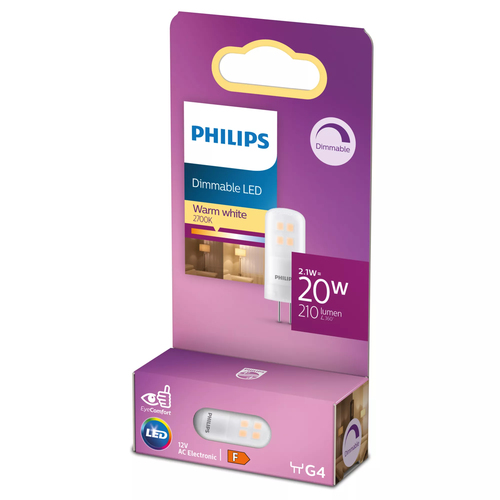 Philips 8720169300576 LED лампа Теплый белый 2700 K 2,1 W G4 F