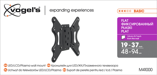Vogel's M41000 FLAT WALL MOUNT 19-37 INCH – image 3