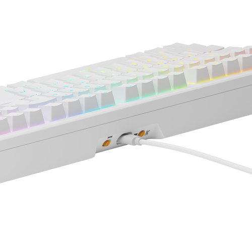 Glorious GMMK 3 100% Prebuilt Wired White gaming toetsenbord, afbeelding 6