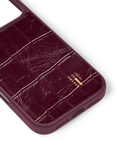 iDeal of Sweden Vegan Leather Case MagSafe iPhone 17 Pro / 18 Pro Fine Wine Croco – image 2