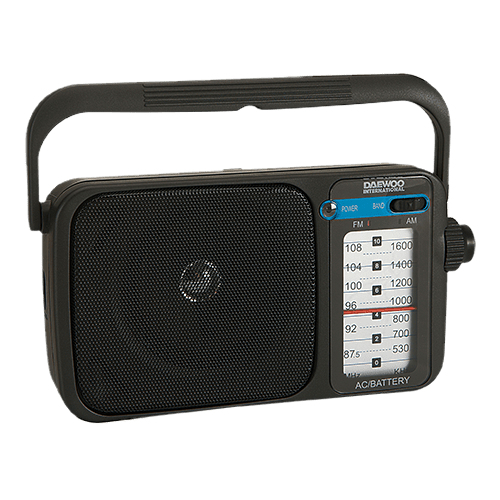 Daewoo DRP-123 Portable Analog Black
