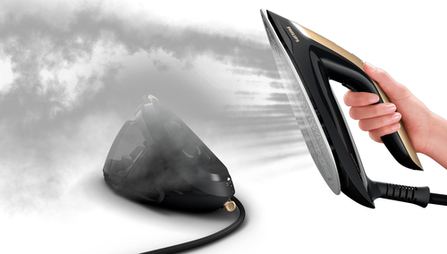Philips PSG8130 2400 W 1.8 L SteamGlide Elite soleplate Black, Gold – image 6
