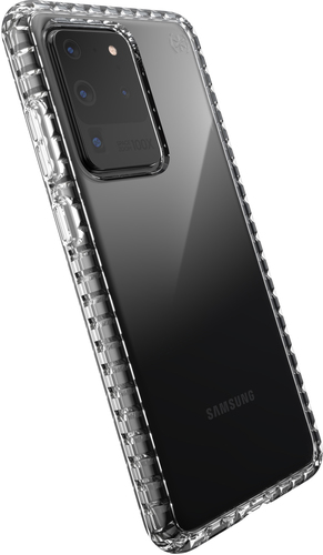 Speck Presidio Perfect Clear - with Impact Geometry - Samsung Galaxy S20 Ultra Clear