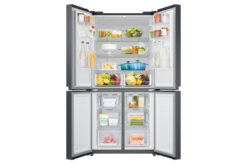 Samsung RF48A400EB4 side-by-side refrigerator Freestanding – image 7