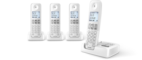 Philips Cordless phone with answering machine D2354W/FR