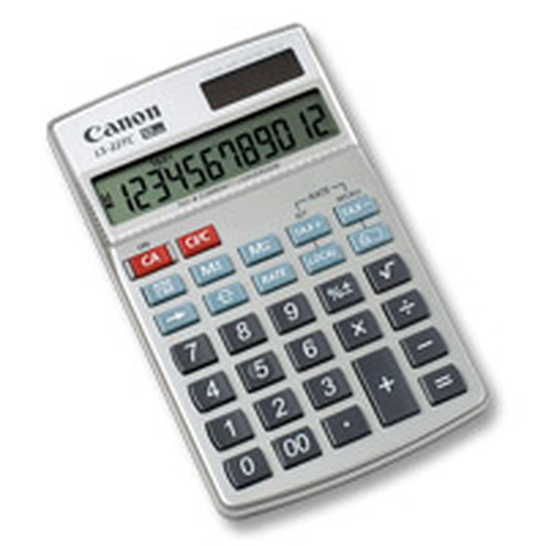Canon LS-22TC calculator Pocket Basic Silver