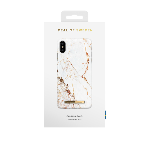 iDeal of Sweden Printed Case iPhone X Carrara Gold – image 1