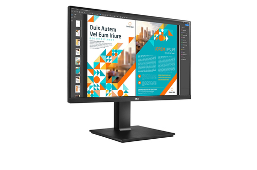 24 LG MONITOR, 2560X1440, IPS, HDMI DISPLAY PORT, TILT HEIGHT SWIVEL PIVOT, HDR