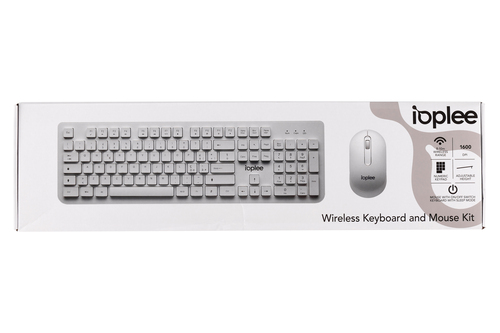 IOPLEE 361G keyboard Mouse included Universal RF Wireless QWERTY White – image 8