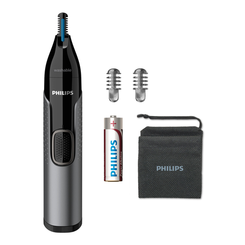 Philips Unisex Nose Trimmer Series 3000 - NT3650/16 in Black Black female - image 2