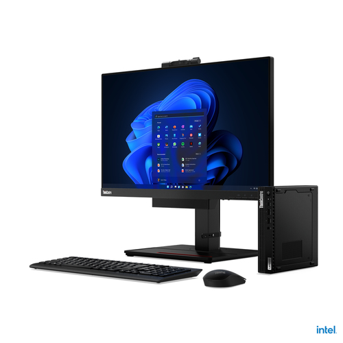 Lenovo ThinkCentre M80q Gen 3 Intel® Core™ i5 i5-12500T 16 GB DDR5-SDRAM 512 GB Твердотельный накопитель (SSD) Windows 11 Pro Mini PC Мини-ПК Черный
