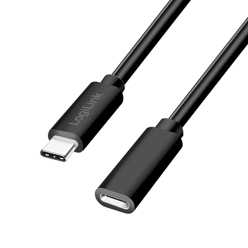 LogiLink CU0211 USB-kabel USB 2.0 2 m USB C Zwart