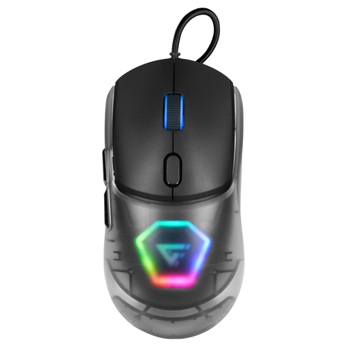 Mouse Gaming GAME FACTOR MOG530-BK MOUSE GAME FACTOR MOG530-BK CARCASAS INTERCAMBIABLES PIXART 3327 12000 DPI RGB USB NEGRO - MOG530-BK