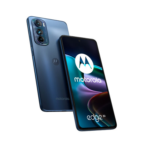 Motorola edge 30 16,6 cm (6.55") Две SIM-карты Android 12 5G USB Type-C 8 GB 128 GB 4020 mAh Синий