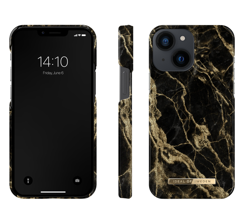 iDeal of Sweden Printed Case iPhone 13 Mini Golden SmokeM – image 2