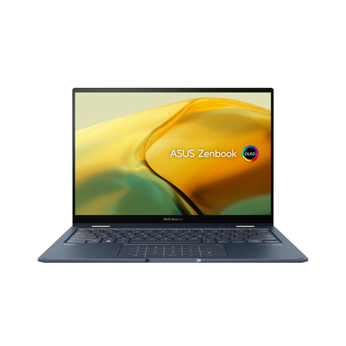 ASUS Zenbook 14 Flip OLED UP3404VA-KN057W Intel® Core™ i7 i7-1360P Гибрид (2-в-1) 35,6 cm (14") Сенсорный экран 2.8K 16 GB LPDDR5-SDRAM 1 TB Твердотельный накопитель (SSD) Wi-Fi 6E (802.11ax) Windows 11 Home Синий
