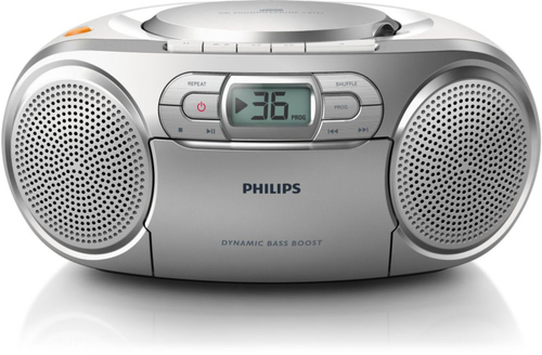 Philips AZ127/93 CD player Silver Personal CD player
