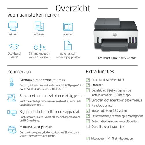 HP Smart Tank 7305 All-in-One