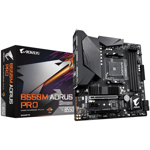 GIGABYTE B550M AORUS PRO AMD B550 Разъем AM4 Микро ATX