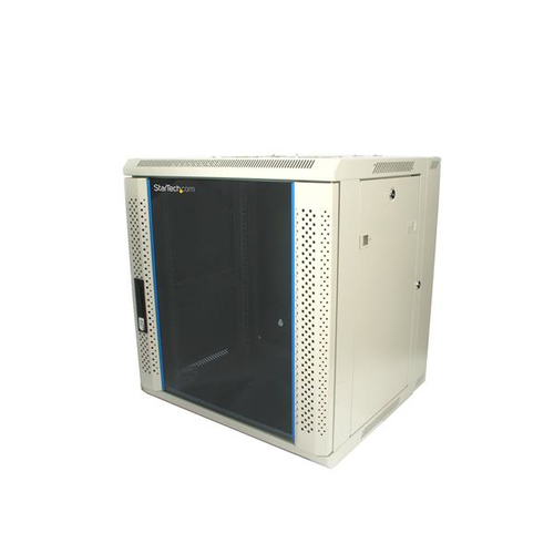 StarTech.com 12U 19in Hinged Wall Mount Server Rack Cabinet w/ Vented Glass Door