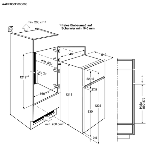 AEG SDS51200S1 Freestanding – image 2