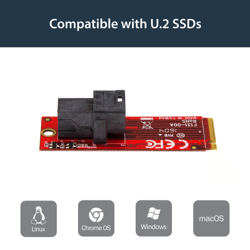 StarTech.com U.2 (SFF-8643) to M.2 PCI Express – image 9