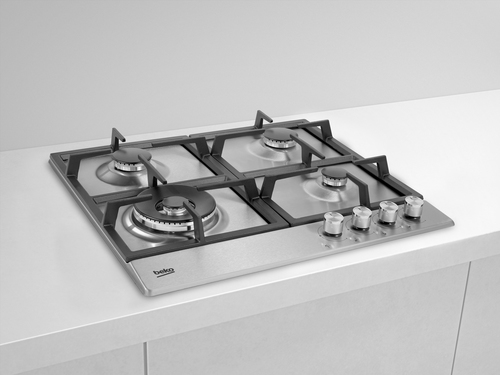 Beko HQAW64225SX hob Stainless steel Built-in – image 2