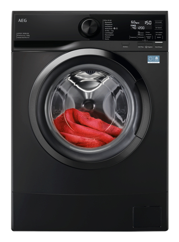 AEG Series 6000 LSR6SA75260 стиральная машина Фронтальная загрузка 6 kg 1200 RPM Черный