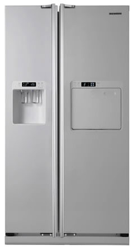 Samsung RSJ1KEPS side-by-side refrigerator Freestanding
